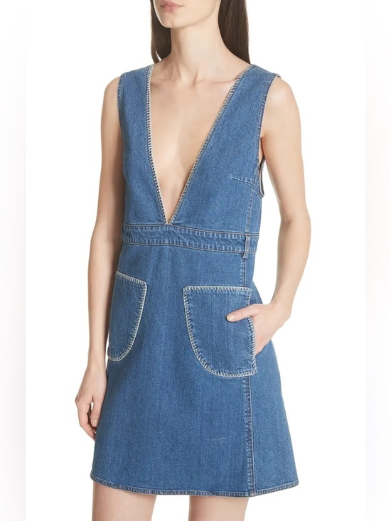 See By Chloe Dresses & Skirts - See by Chloe Denim Overall Dress